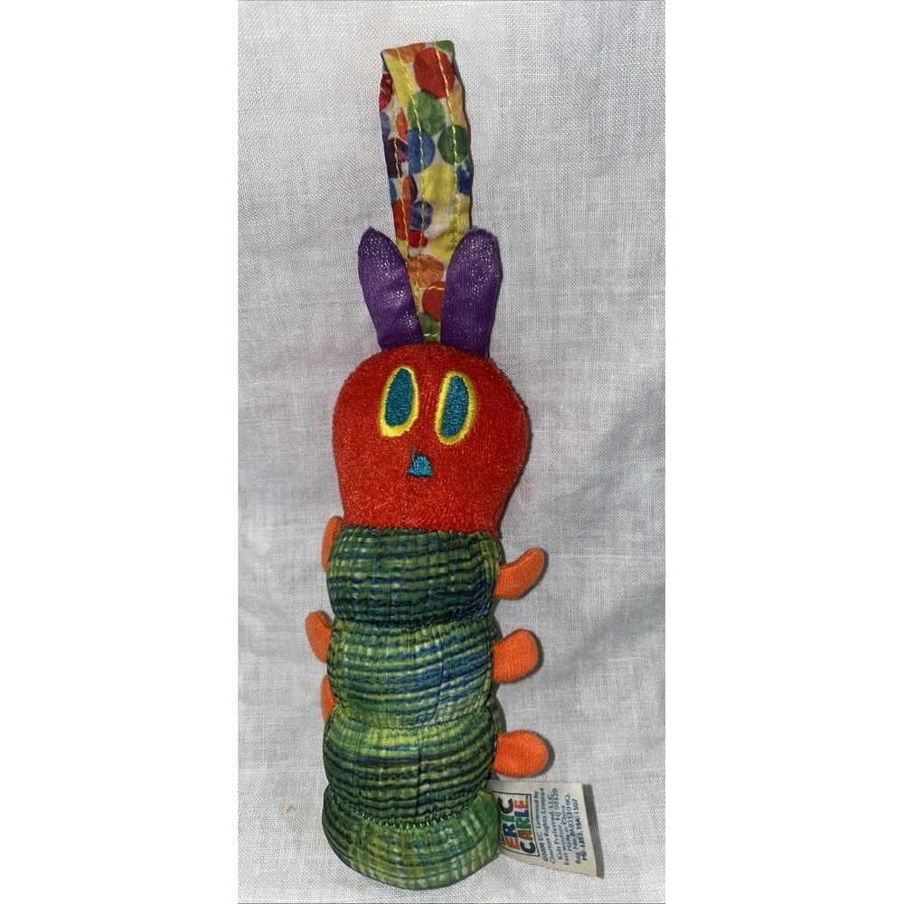 The Hungry Caterpillar Eric Carle Baby Plush Rattle Chime Toy